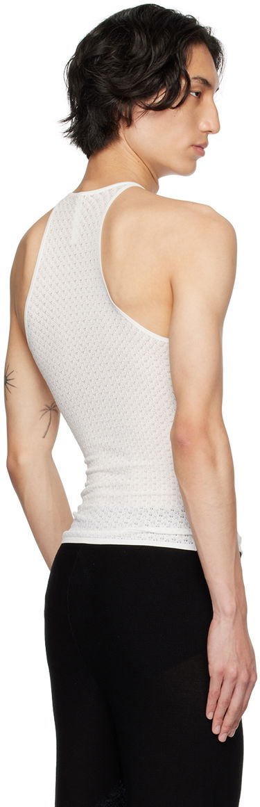 Tielko Dion Lee Serpent Knitted Tank Top Biela | C7216P23, 2
