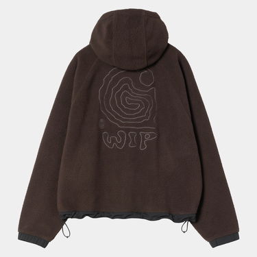 Bunda Carhartt WIP Hooded Fleece Jacket Hnedá | I035461_8, 2