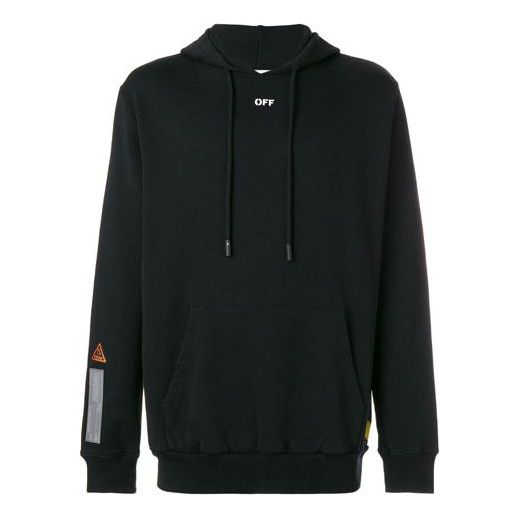 Mikina Off-White Side  Hoodie Čierna | OMBB032S180030081000
