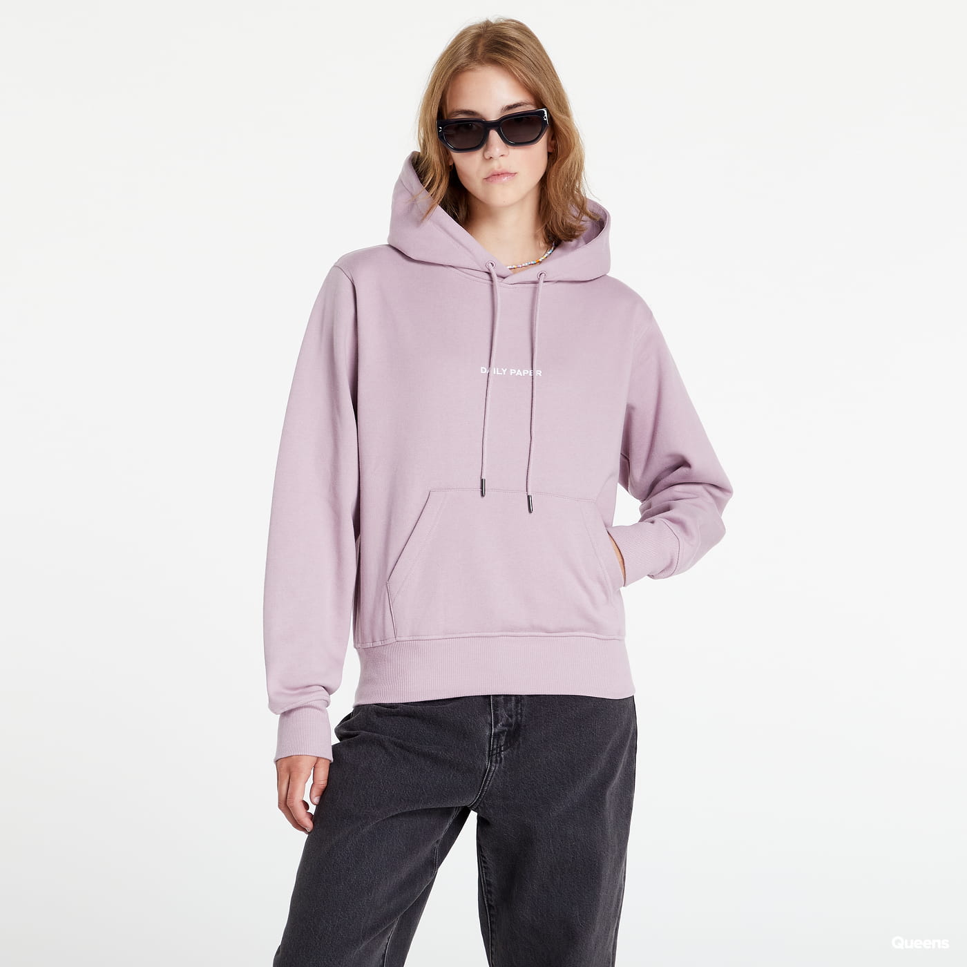 Mikina DAILY PAPER Evvie Type Hoodie Fialová | 2222010, 0
