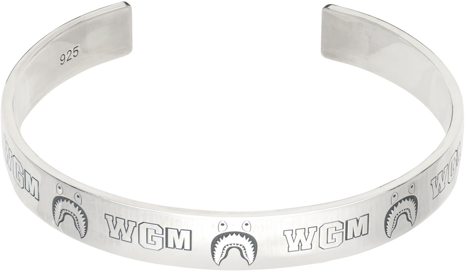 Náramok BAPE Shark Bangle Bracelet Metalická | 001GDK701048F, 0