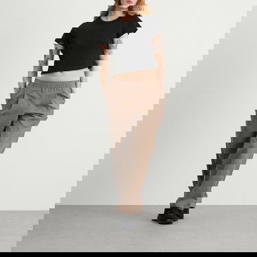 Crop Top Dime Cursive Baby T-Shirt Čierna | DIMEHO2514BLK, 4