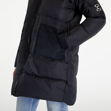 Prešívaná bunda Converse W Premium Long Down Jacket Čierna | 10023725-A03, 1