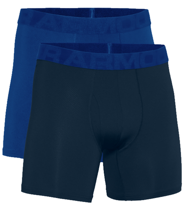 Boxerky Under Armour Tech Mesh 6in 2-pack Boxers Navy | 1363623-400, 0