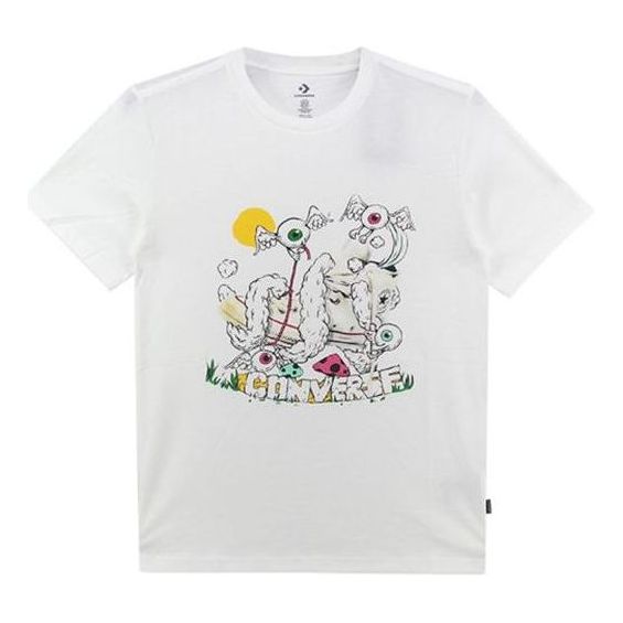 Tričko Converse Monster Chuck Graphic T-Shirt Biela | 10023460-A02