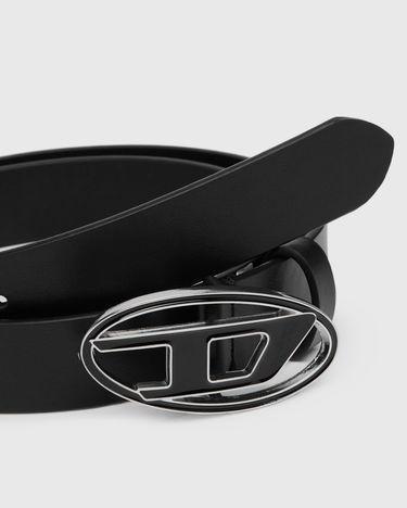 Opasok Diesel B-1dr 25 Black Leather Belt Čierna | X09716 P1245, 2