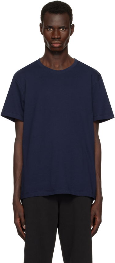Tričko SKIMS SKIMS Cotton Classic T-Shirt Navy | TP-TSH-5701M-NAVY, 0