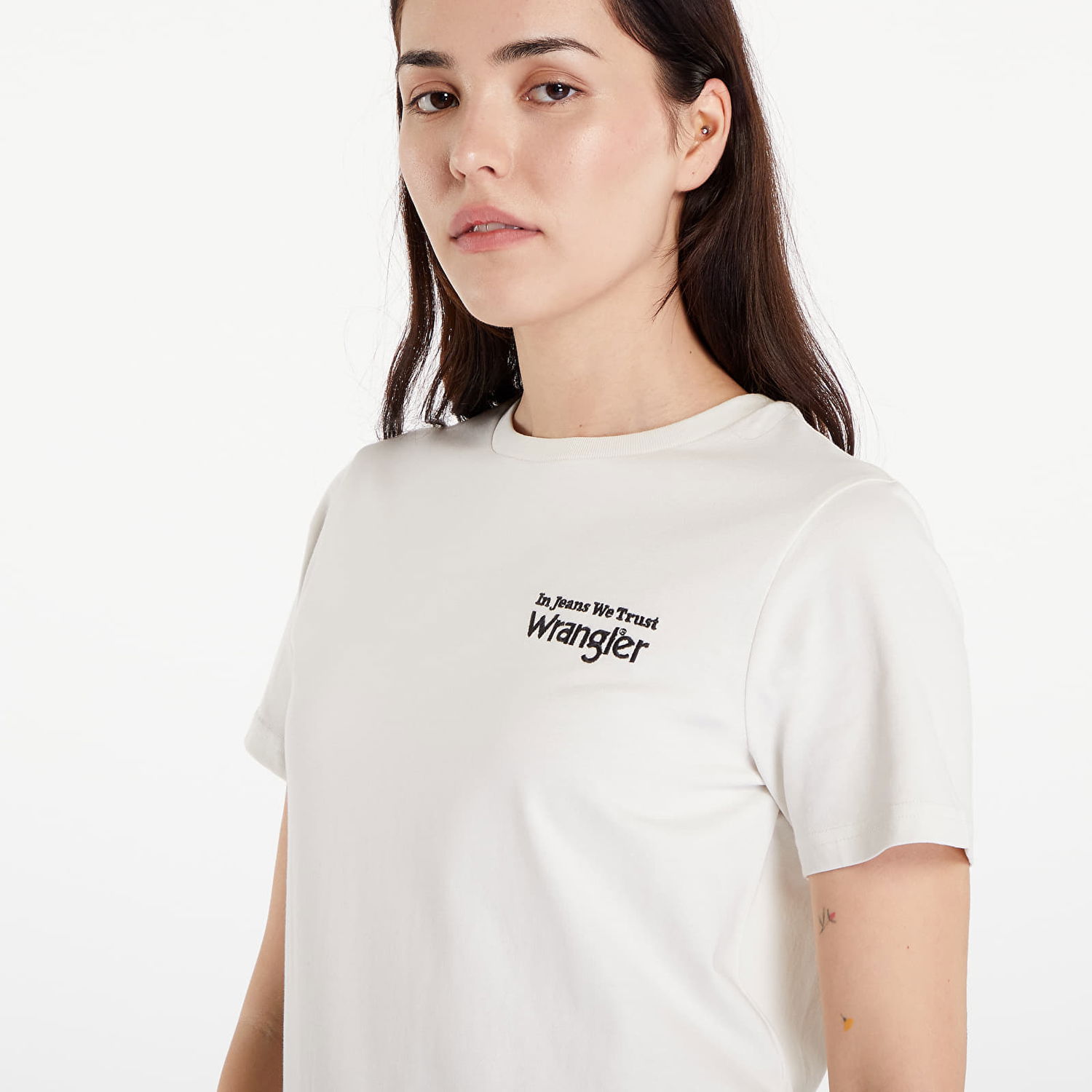 Tričko Wrangler Graphic Tee Vintage White Biela | 112356428, 1
