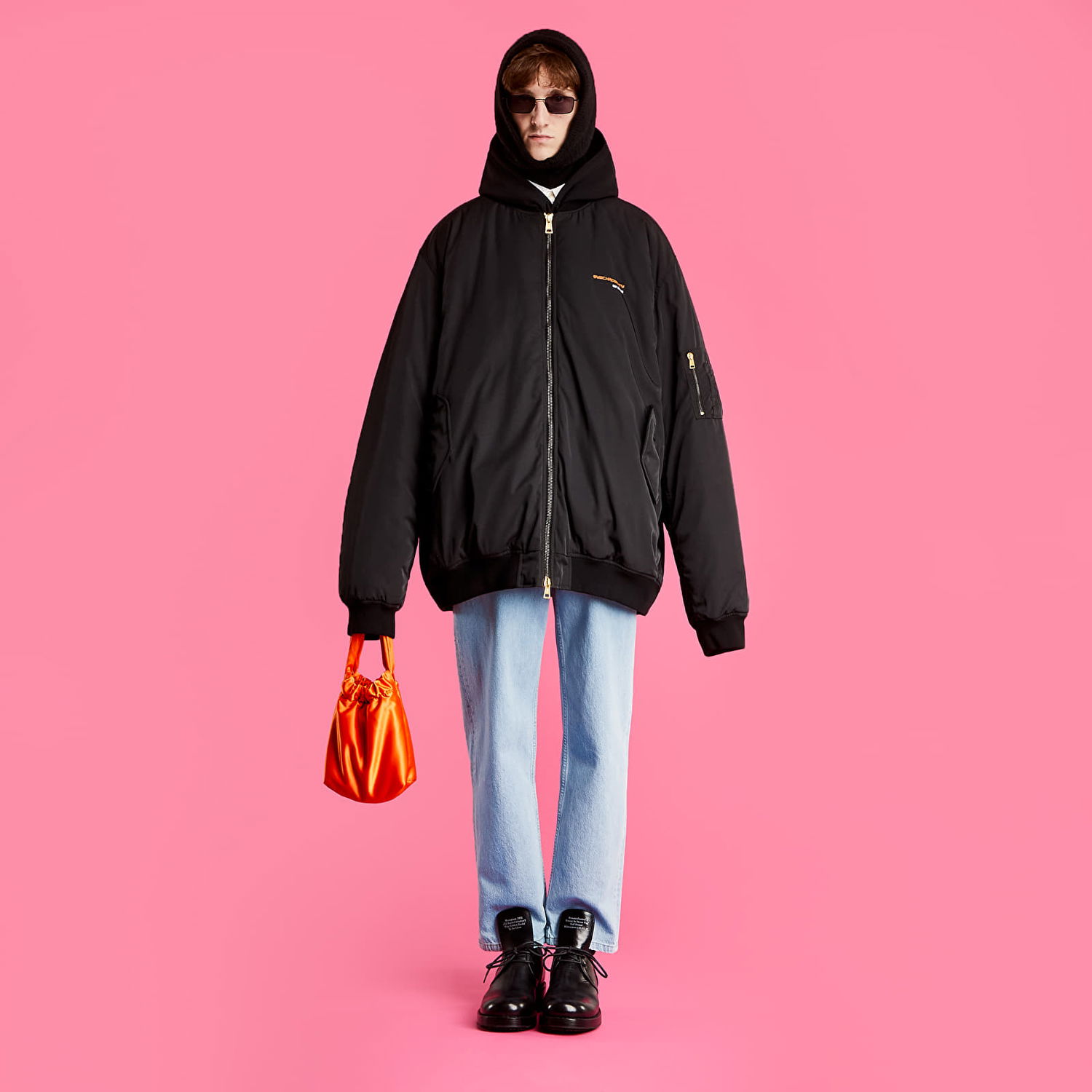 Bomber bunda RAF SIMONS Synchronicity Bomber Jacket Čierna | 212-M621A-30060-0099, 0