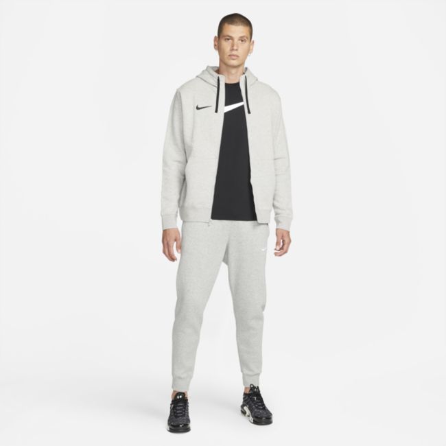 Mikina Nike Park Fleece Full-Zip Football Hoodie Šedá | CW6887-063, 1