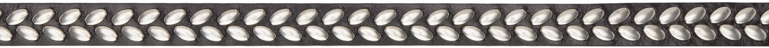 Opasok LEMAIRE Lemaire Almond Stud Leather Belt Čierna | AC1212 LL0055, 1