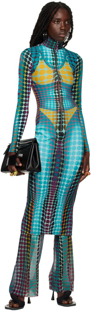 Šaty Jean Paul Gaultier Jean Paul Gaultier Dots Print Midi Dress Rôznofarebný | 22/09-F-RO026-J512, 3