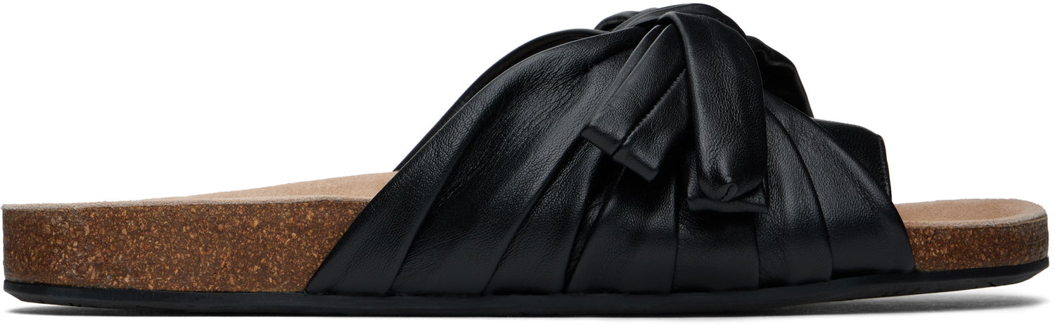 Tenisky a topánky JW Anderson JW Anderson Bow Flat Sandals Čierna | SN0103-LA0161, 0