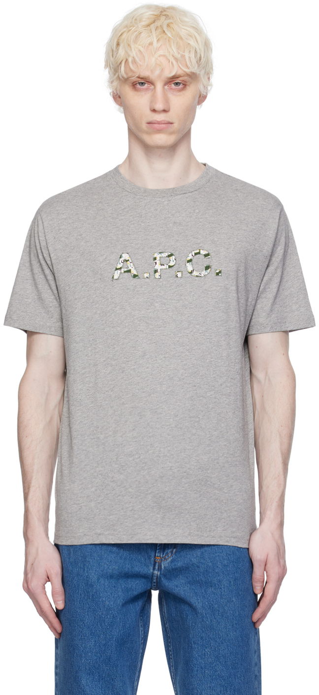 Tričko A.P.C. Willow T-Shirt Šedá | COFDW-H26345, 0
