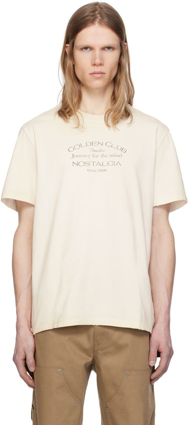Tričko Golden Goose Golden Goose Vintage T-Shirt Béžová | GMP01220.P001873.11421, 0