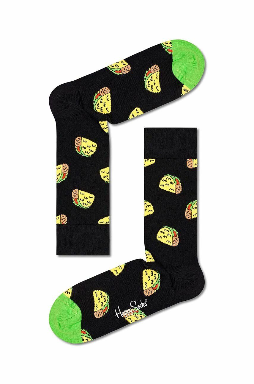 Ponožky Happy Socks Taco To Go Čierna | TAC01.9000, 0