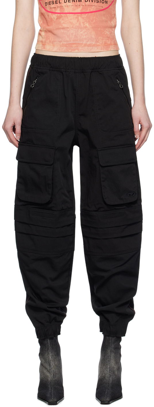 Nohavice Diesel P-Mirt Trousers Čierna | A10576 0PCAK, 0