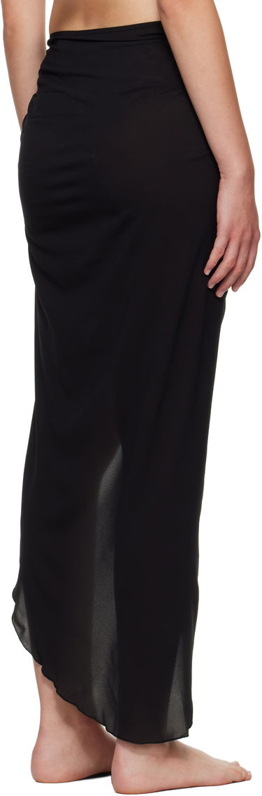 Plavky Balmain Balmain Long Cover-up Skirt Čierna | BKG462220, 2