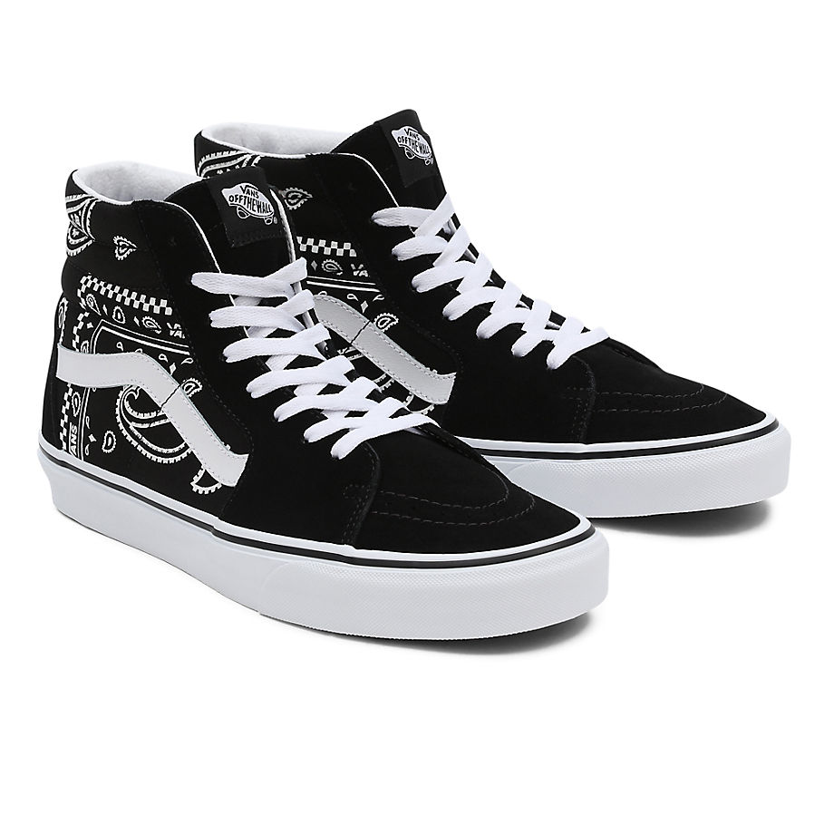 Tenisky a topánky Vans Peace Paisley Sk8-Hi Čierna | VN0A5JMJB0E, 0