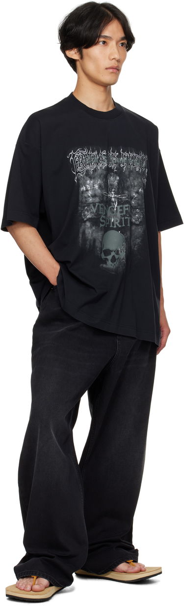 Tričko VETEMENTS Vetements Cradle of Filth 'Vengeful Spirit' Oversized T-Shirt Čierna | UCF76TR650M, 3