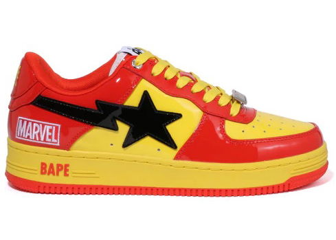 Tenisky a topánky BAPE Marvel Comics x Bape Sta 2022 "Iron Man" Červená | 001FWI731902, 0