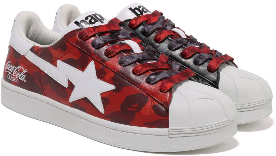 Tenisky a topánky BAPE Coca-Cola x Skull Sta "Red Black" Červená | 1J73191917, 0