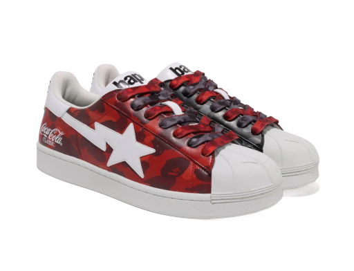 Tenisky a topánky BAPE Coca-Cola x Skull Sta "Red Black" Červená | 1J73191917