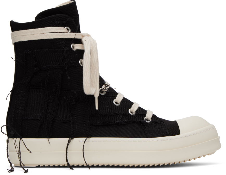 Tenisky a topánky Rick Owens DRKSHDW Luxor Slashed Čierna | DU02C5807 SLASH, 0