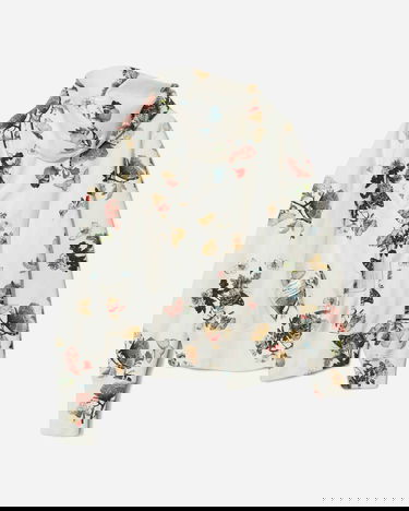 Mikina UNDERCOVER Butterfly Floral All-Over Print Fleece Zip Hoodie Rôznofarebný | UC2E1802-2 001, 2