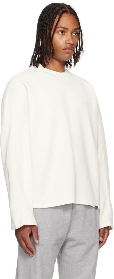 Tričko Represent Clo Represent Waffle Long Sleeve T-Shirt Biela | MLM41209, 1