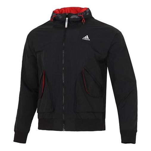 Vetrovka adidas Originals Lite WVJK Limited Woven Hooded Jacket Čierna | HC0266