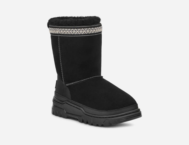 Tenisky a topánky UGG Classic Short TrailGazer Boots 32.5 Čierna | 1157694K-BLK, 1