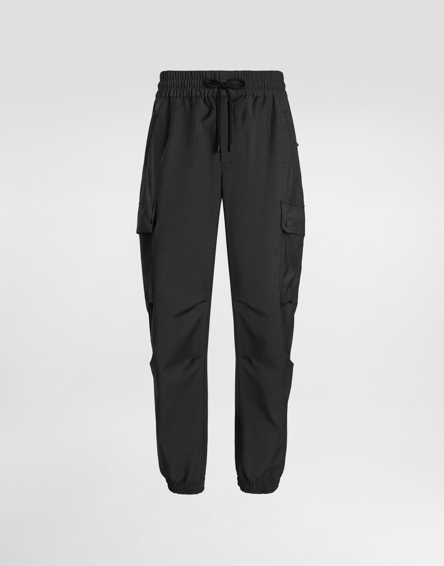 Cargo nohavice Dolce & Gabbana Dolce & Gabbana Wool Canvas Cargo Trousers Čierna | GP14PTFURK8N0542, 0