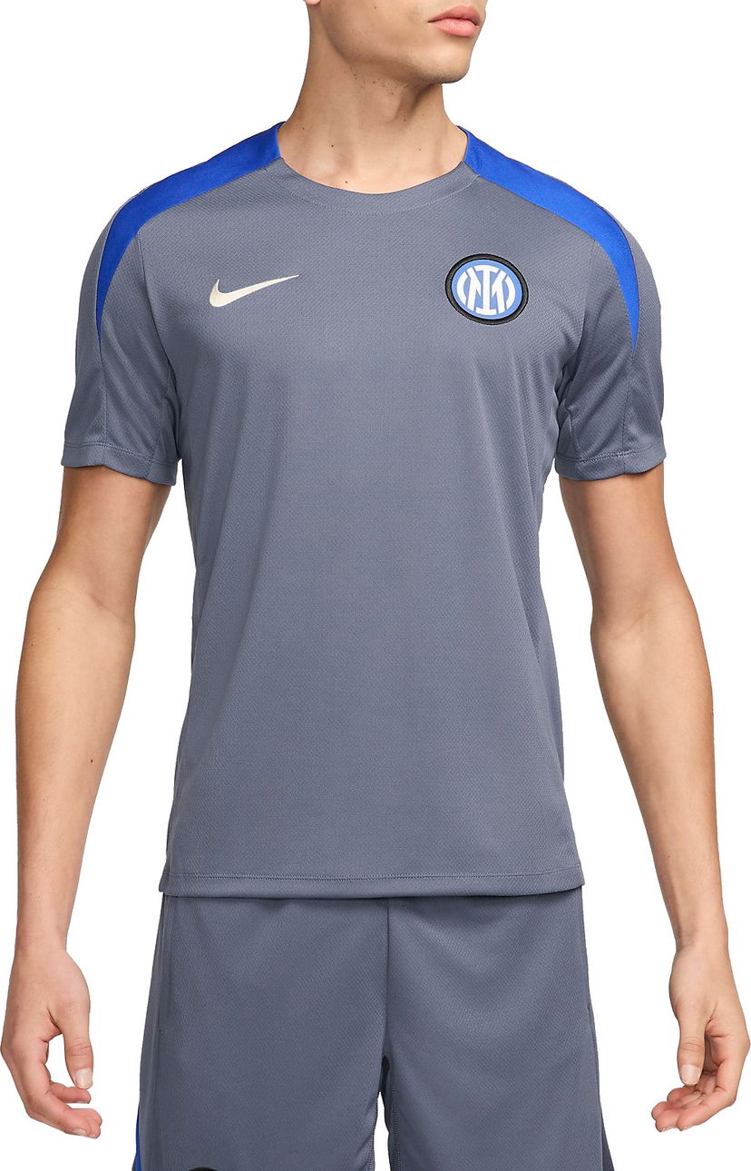 Tričko Nike INTER M NK DF STRK SS TOP K Šedá | fn9817-491