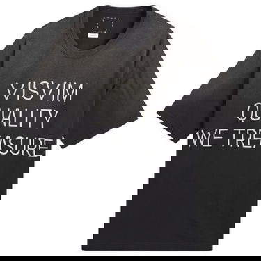 Tričko visvim Jumbo Distressed 'Quality We Treasure' Print T-Shirt Čierna | 0125205010016-BLK, 1