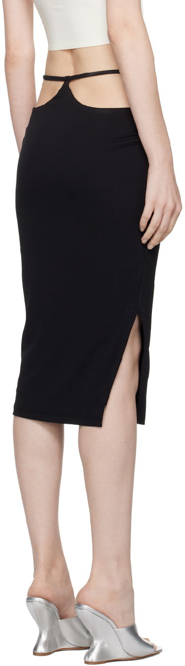 Sukňa Miaou Miaou Verona Midi Skirt Čierna | 4027VC2BLK, 2