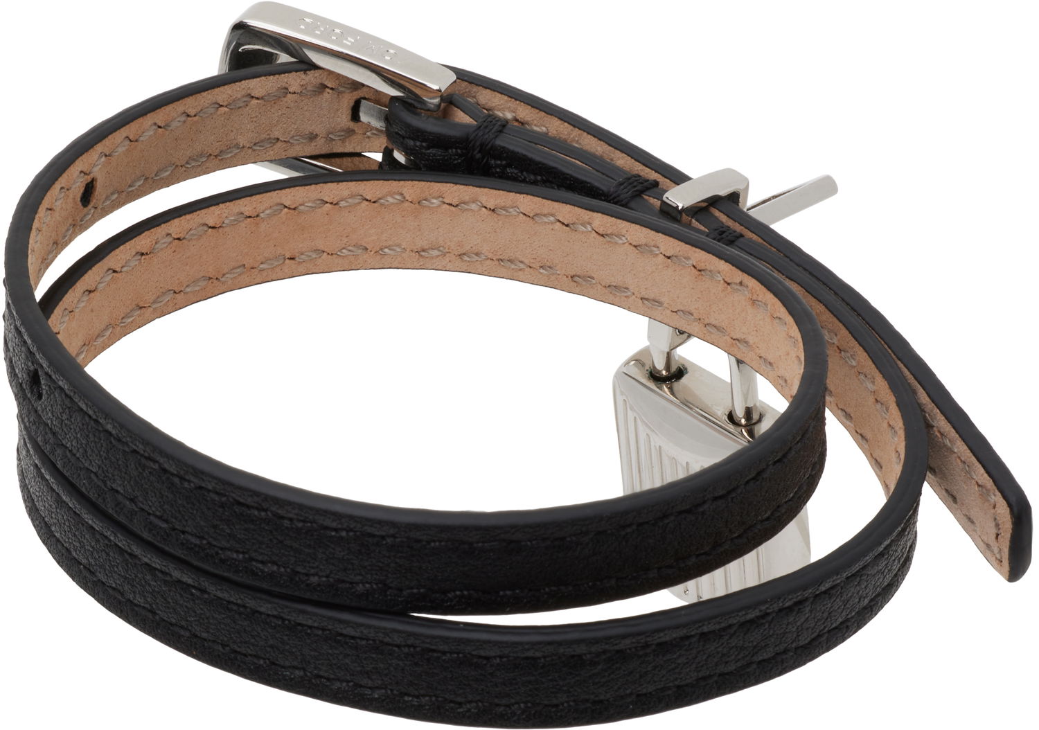 Náramok Tom Ford TOM FORD Leather Stone Wrap Bracelet Čierna | JW158-LHD001S, 1