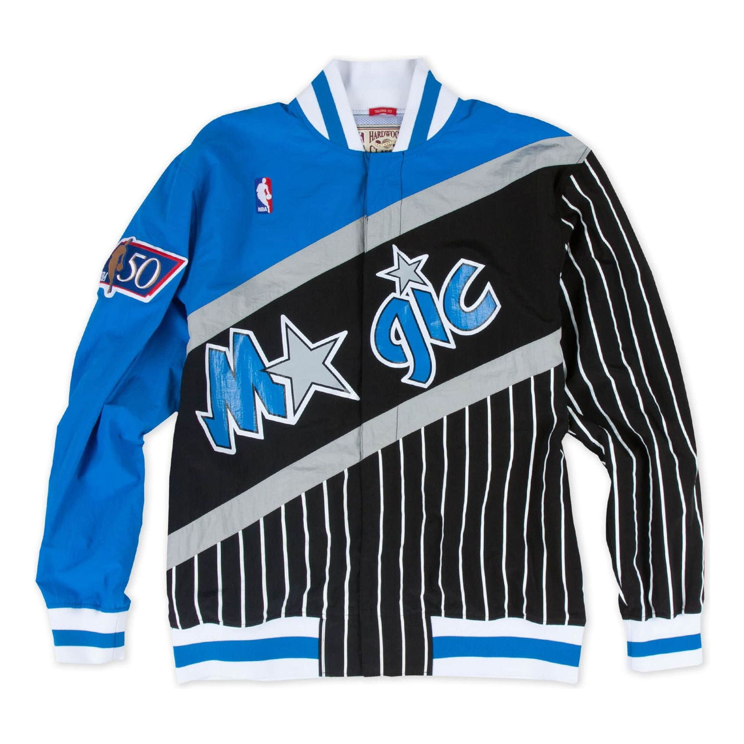 Bomber bunda Mitchell & Ness NBA Orlando Magic 1996-97 Warm Up Jacket Modrá | 6056-319-96OMA, 0