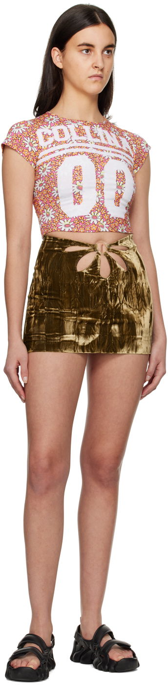 Crop Top Collina Strada Collina Strada Floral Print Cropped T-Shirt Ružová | XX3236 DEADSTOCK JERSEY, 3