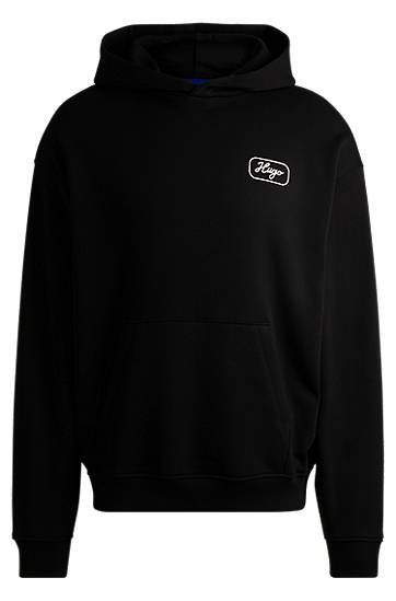 Mikina BOSS Terry Hoodie with Embroidered Logo Čierna | 50545939, 0