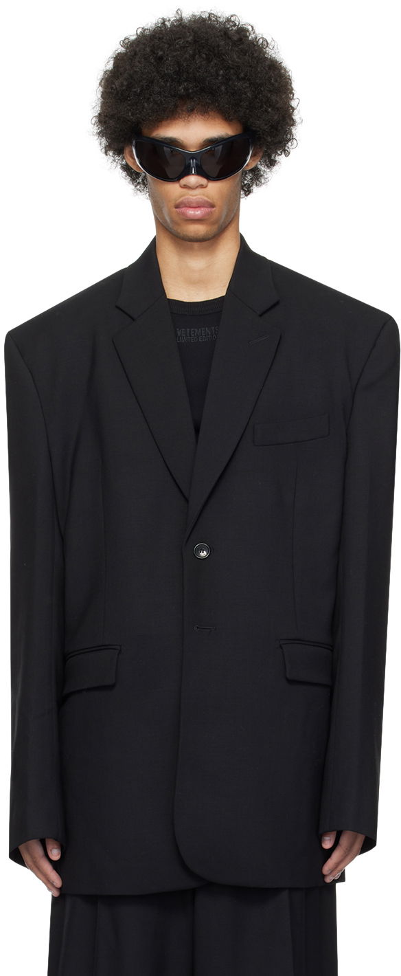 Kabáty VETEMENTS Boxy Blazer Čierna | UE64JA300B, 0