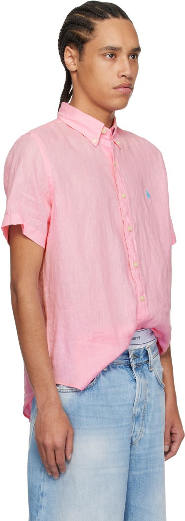 Košeľa Polo by Ralph Lauren Ralph Lauren Classic Fit Linen Camp Shirt Ružová | 710966293006, 1