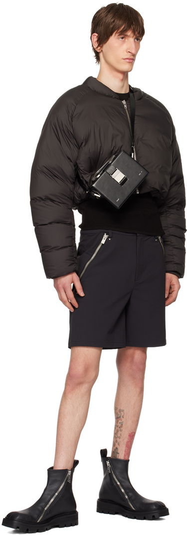 Kabelka HELIOT EMIL Solely Box Bag with Metallic Handle Čierna | HE_15_41_L03_BLK01, 3