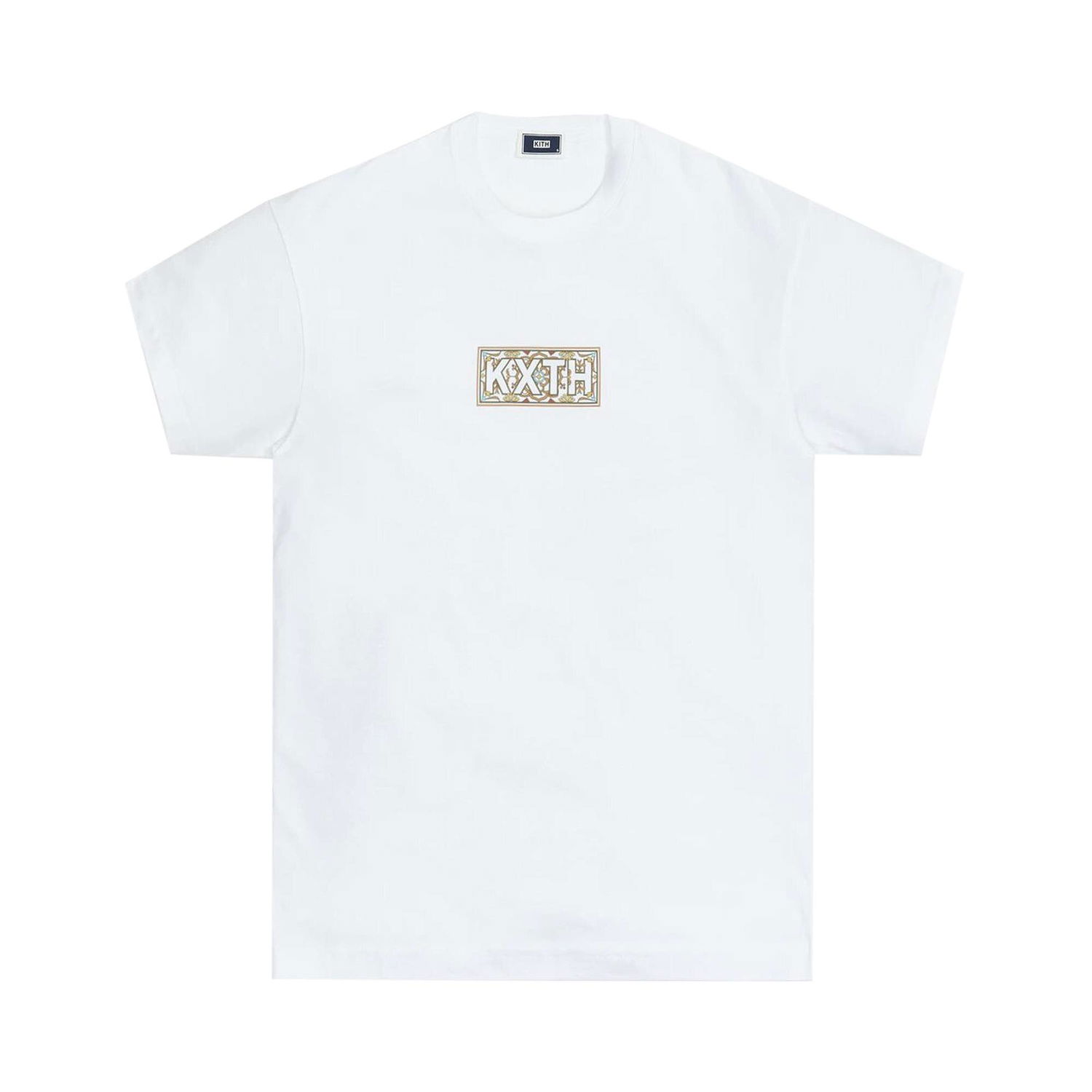 Tričko KITH Moroccan Tile Classic Logo Tee Biela | KH030132 101, 1