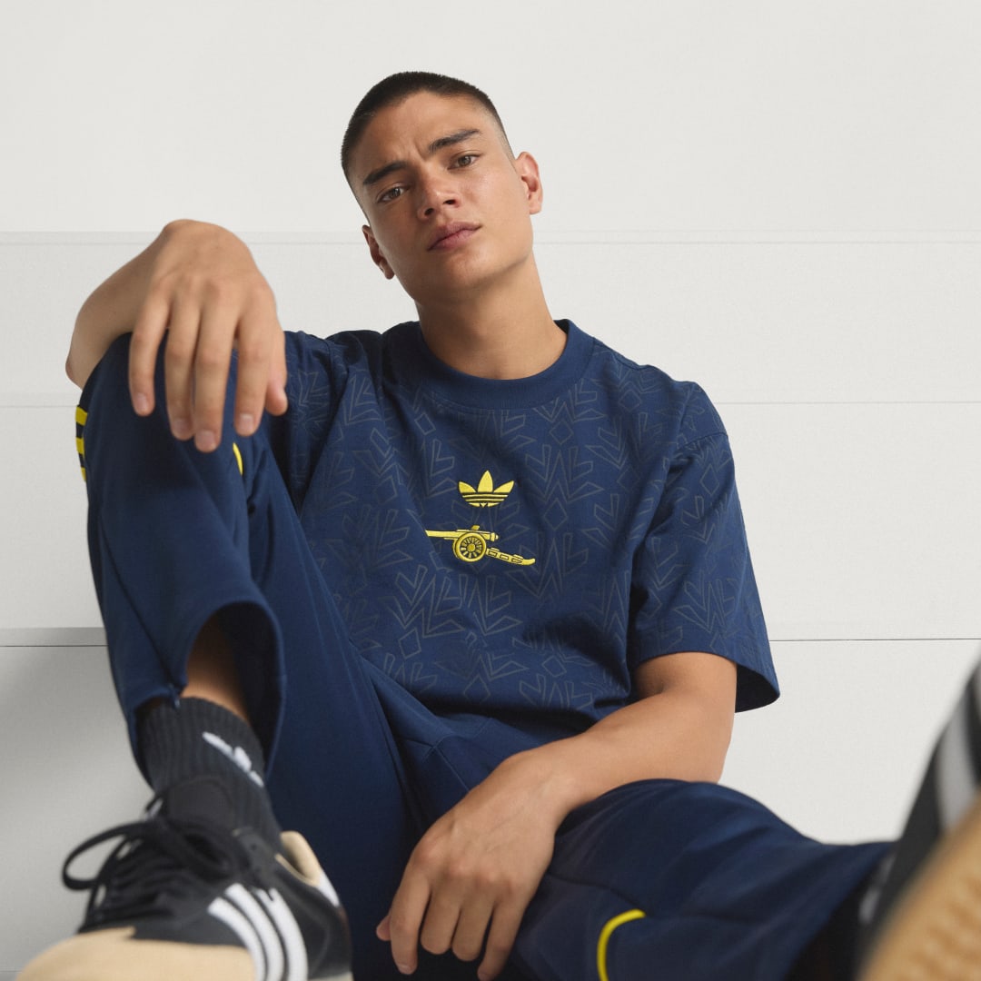 Tričko adidas Performance Arsenal FC LFSTLR Patterned Crewneck T-Shirt Navy | JZ4103, 0