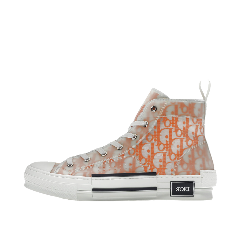 Tenisky a topánky Dior High Oblique Canvas Biela | 3SH118YNT_H261