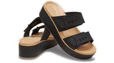 Tenisky a topánky Crocs Brooklyn Buckle Matte Wrap LW Sandals Čierna | 212408-0RI, 1