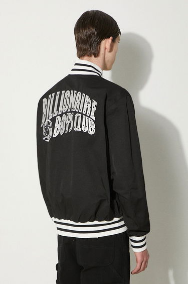 Bomber bunda BILLIONAIRE BOYS CLUB Billionaire Boys Club Arch Logo Lightweight Varsity Bomber Jacket Čierna | B24201, 2