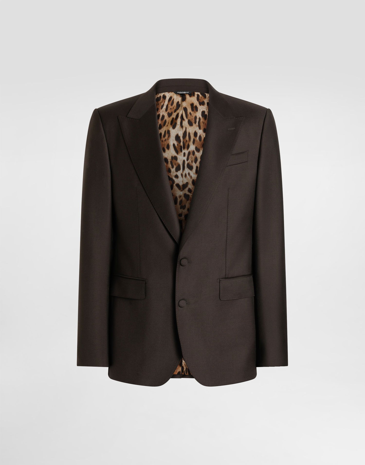Bunda Dolce & Gabbana Single-breasted Sicilia Light Jacket In Light Wool Hnedá | G2TV4TFU269M0682, 0
