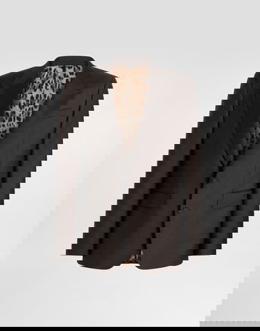 Bunda Dolce & Gabbana Single-breasted Sicilia Light Jacket In Light Wool Hnedá | G2TV4TFU269M0682, 0